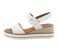 TOM TAILOR Femme 9590210001 Sandale cale, Blanc, 40 EU
