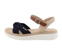 TOM TAILOR Femme 9590350001 Sandale, Bleu Marine, 37 EU