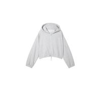 TOM TAILOR Fille 1041064 Veste De Survêtement, 15398 - Light Stone Grey Melange, 164 EU