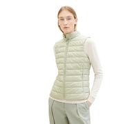 TOM TAILOR Gilet Femme 1042236 34895-Desert Green, S, 34895 - Vert désert, S
