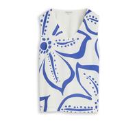 TOM TAILOR Haut bleu / blanc, Taille M