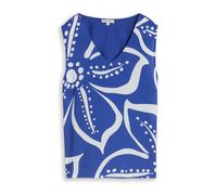 TOM TAILOR Haut bleu roi / blanc, Taille XXL