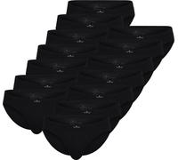 TOM TAILOR Herren Slips, 14er Pack - Mini-Slip, Slip, Pure Coton, Jersey, uni Schwarz L