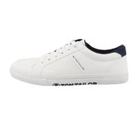 TOM TAILOR Baskets basses noir / blanc, Taille 42