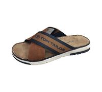 TOM TAILOR Homme 7480210004 Sandale Glissante, Rouille, 42 EU