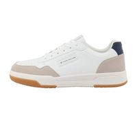 TOM TAILOR Baskets basses beige foncé / blanc, Taille 44