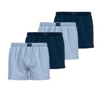 Tom Tailor Homme Bermudas à Rayures, 4er Paquet - Pur Coton , Westside C, Karier