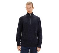 TOM TAILOR Homme Col Montant Pull Neps Structuré - Ajustement Régulier S - 3XL