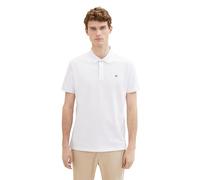 TOM TAILOR Homme Polo Basic Piqué, White, Xxl