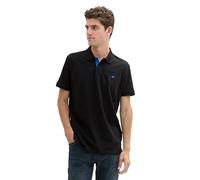 TOM TAILOR Homme Polo basique 1016502, 29999 - Noir, S