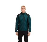 TOM TAILOR Homme Veste Matelassée Hybride, Deep Green Lake, M