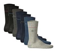 Tom Tailor Hommes Chaussettes, 7er Paquet - 7-Days Box, Cadeau, Rayures, Petit