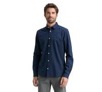 TOM TAILOR Hommes Chemise Slim Fit avec Structure 1023881, 10302 - Dark Blue, XL