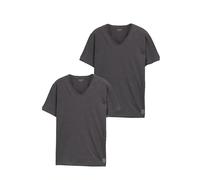 TOM TAILOR Hommes Lot de 2 t-shirts basiques avec col en V