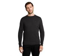 TOM TAILOR Hommes Pull 202212 Strickpullover Crewneck, 10617 - Black Grey Melange, M