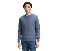 TOM TAILOR Hommes Pull 202212 Strickpullover Crewneck, 18964 - Vintage Indigo Blue Melange, XL