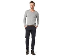 TOM TAILOR Hommes Travis Regular Chino avec ceinture 1007867, 11914 - Outer Space Blue, 31W / 32L