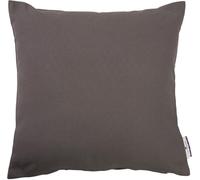 TOM TAILOR Housse de coussin décoratif DOVE Gris foncé 50 x 50 cm