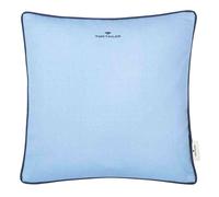 Tom Tailor Housse de coussin décoratif Dove Signature bleu clair 40x40cm