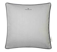 Tom Tailor Housse de coussin décoratif Dove Signature gris 40x40cm