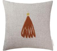 Tom Tailor Housse de coussin décoratif sans remplissage xmas Tree nature-rouille Taille 38x38cm