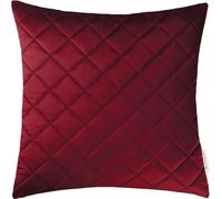 Tom Tailor housse de coussin décorative FrenchVelvet Quilt rouge 45x45cm