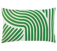 TOM TAILOR Housse de coussin ORGANIC WAVES vert 30 x 50 cm