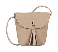 TOM TAILOR Ida Special Sac à bandoulière sans fermeture éclair pour femme, beige, 17x4,5x16 (LxBxH)