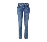 TOM TAILOR 202212 Alexa Straight Jeans Femme, 10125 - Random Bleached Blue Denim, 27W / 30L