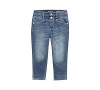 TOM TAILOR Jean Kate Slim Capri pour Femme, 10280 - Denim délavé à la Pierre, 36