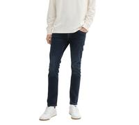 TOM TAILOR Jean Troy Slim pour Homme avec Stretch, 10173 - Dark Stone Blue Black Denim, 32W / 32L