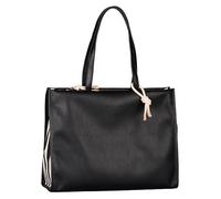 TOM TAILOR Kama Sac à bandoulière pour femme avec fermeture éclair Noir Grand format, Noir, Moderne