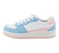 Tom Tailor Kids Baskets pour Fille 9570150001, Blanc/Bleu/Rose, 32 EU