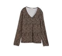 TOM TAILOR Langarmshirt marron | XXL