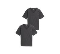 TOM TAILOR Lot de 2 T-Shirts Col V en Coton Lot de 2 t-Shirts col V en Coton Homme (Lot de 2)