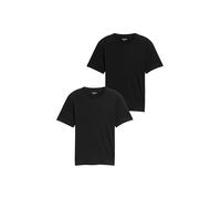 TOM TAILOR Lot de 2 t-Shirts en Coton pour Homme, 29999 - Noir., XXL