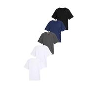 TOM TAILOR Lot de t-Shirts pour Homme, 10311 - Bleu Cosmos, L