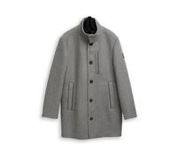 TOM TAILOR 1046983 Manteau de Laine, 30507-Light Stone Grey Wool Twill, L Hommes