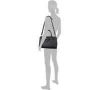 Tom Tailor Maurine Zip Shopper M Business Sac à main Sac à bandoulière, Couleur:Black