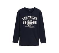 TOM TAILOR Men + T-Shirt bleu marine / blanc, Taille 4XL