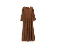 TOM TAILOR Midikleid en similicuir marron | 40