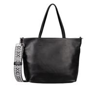 TOM TAILOR Palina Sac à bandoulière pour femme avec fermeture Éclair Noir, Noir, L, Moderne