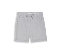 TOM TAILOR 1049987 Bermuda, 35456-Délicate Bleu Marine et Blanc à Rayures, 34 Femme