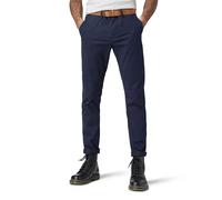 Tom Tailor Denim Pantalon chino homme avec ceinture Sky Captain Blue 32W/32L