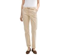 TOM TAILOR Pantalon Chino Slim pour Femme avec Ceinture, 21650 - Beige d'été, 46W / 30L