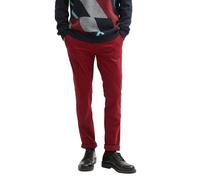 TOM TAILOR Pantalon Chino Travis Slim pour Homme, 13721 - Bordeaux foncé, 31W x 32L