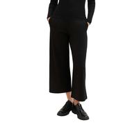 Tom Tailor Denim Pantalon culotte Easy Noir Femme Taille S