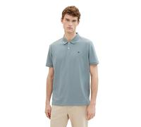 TOM TAILOR Piqué Poloshirt aus Baumwolle Polo, 27475-grey Mint, XXL Homme