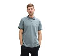 Tom Tailor Polo Pour Hommes Avec Imprimé - Regular Fit Bleu Gris Vert S - 3XL