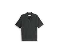 Tom Tailor Poloshirt Homme Structured Knit Regular Fit Bleu Vert Blanc